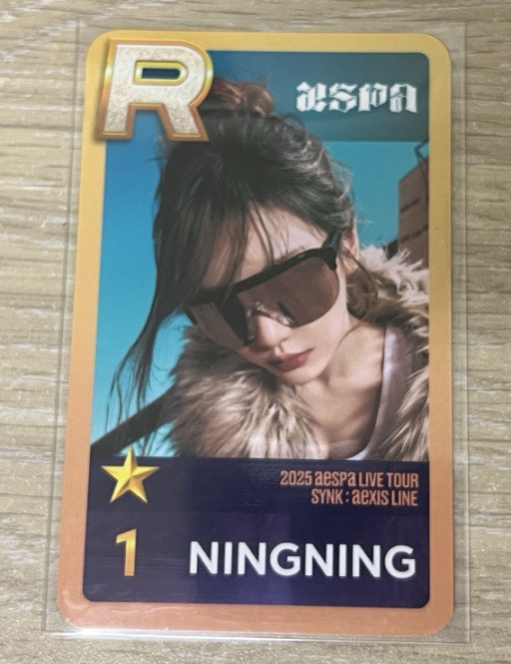 aespa 三巡 首爾場 遊戲任務卡寧
