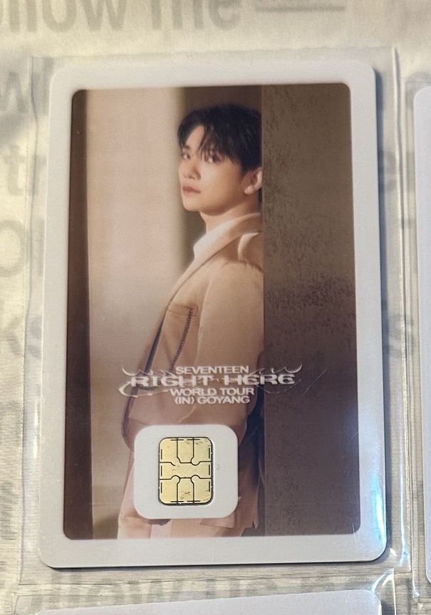 秀 交通卡 SEVENTEEN RIGHT HERE in Goyang