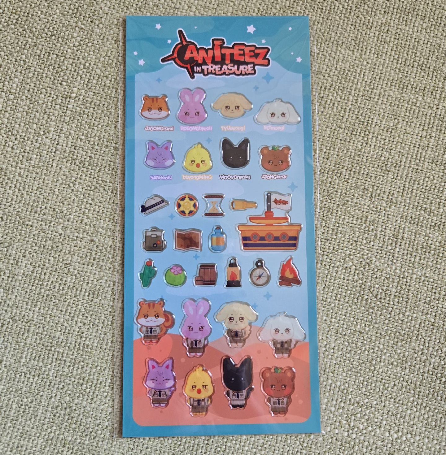 日本限定3D貼紙