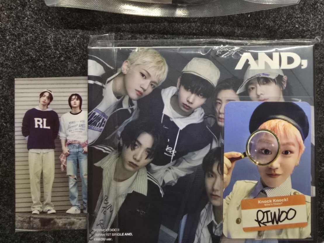 AND,初回B全專 小卡李常赫+明信片