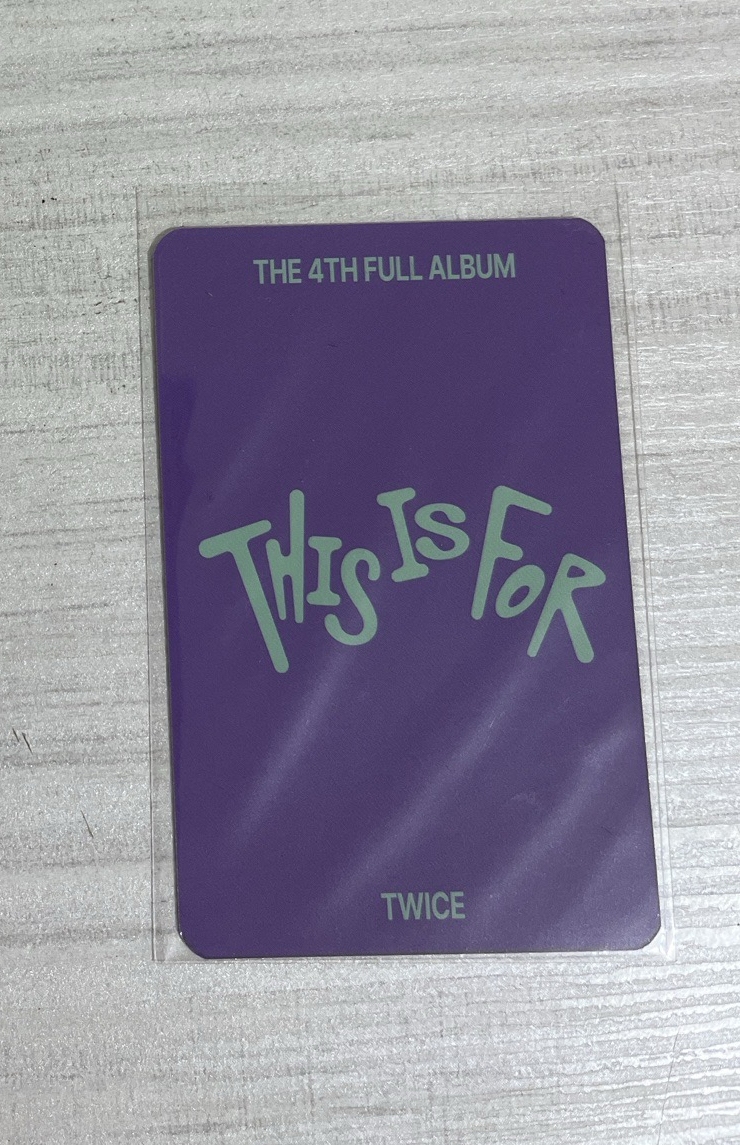 正規四 mp 預售特典卡ver 單封