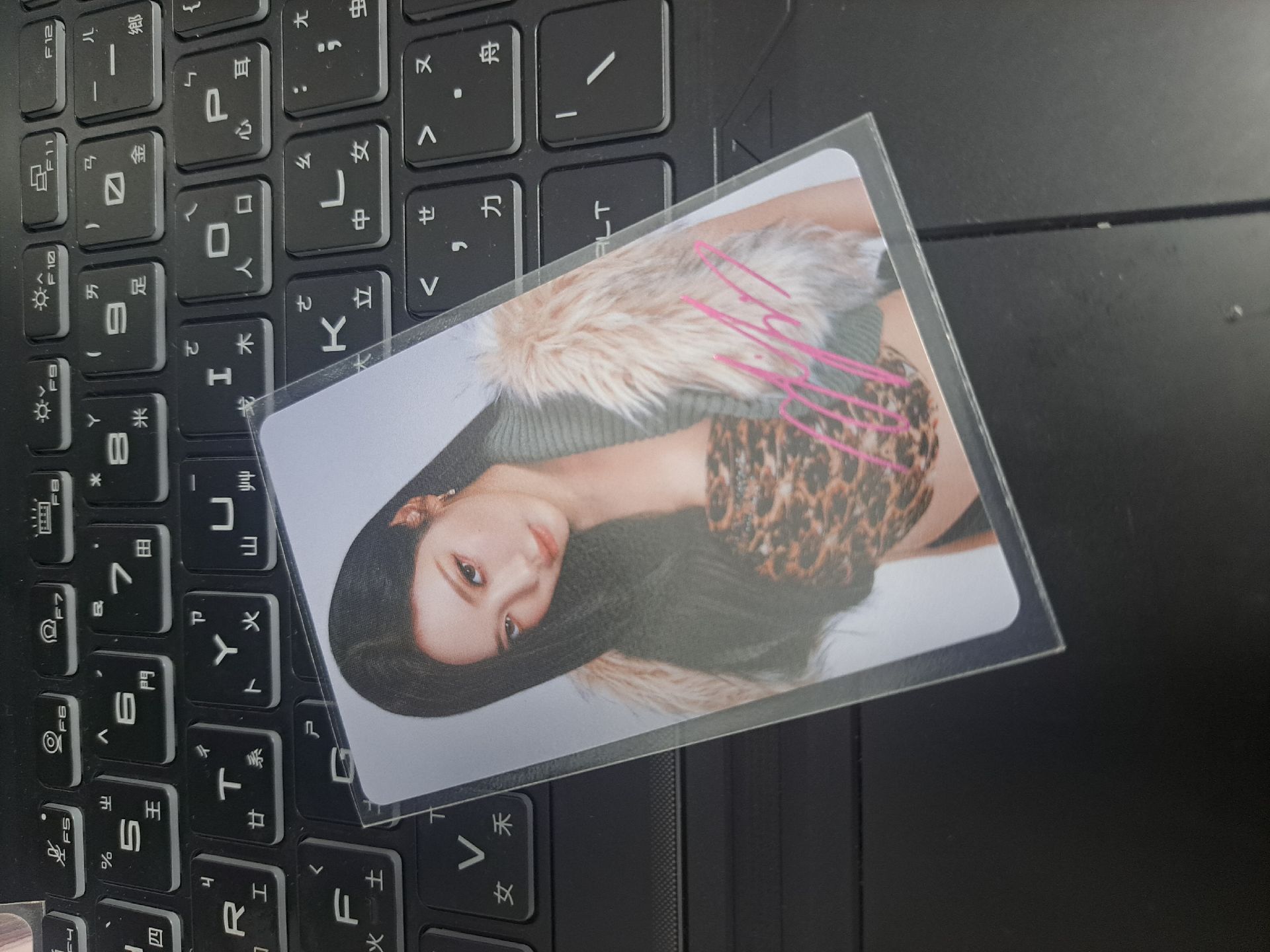 aespa 隨機卡印簽寧