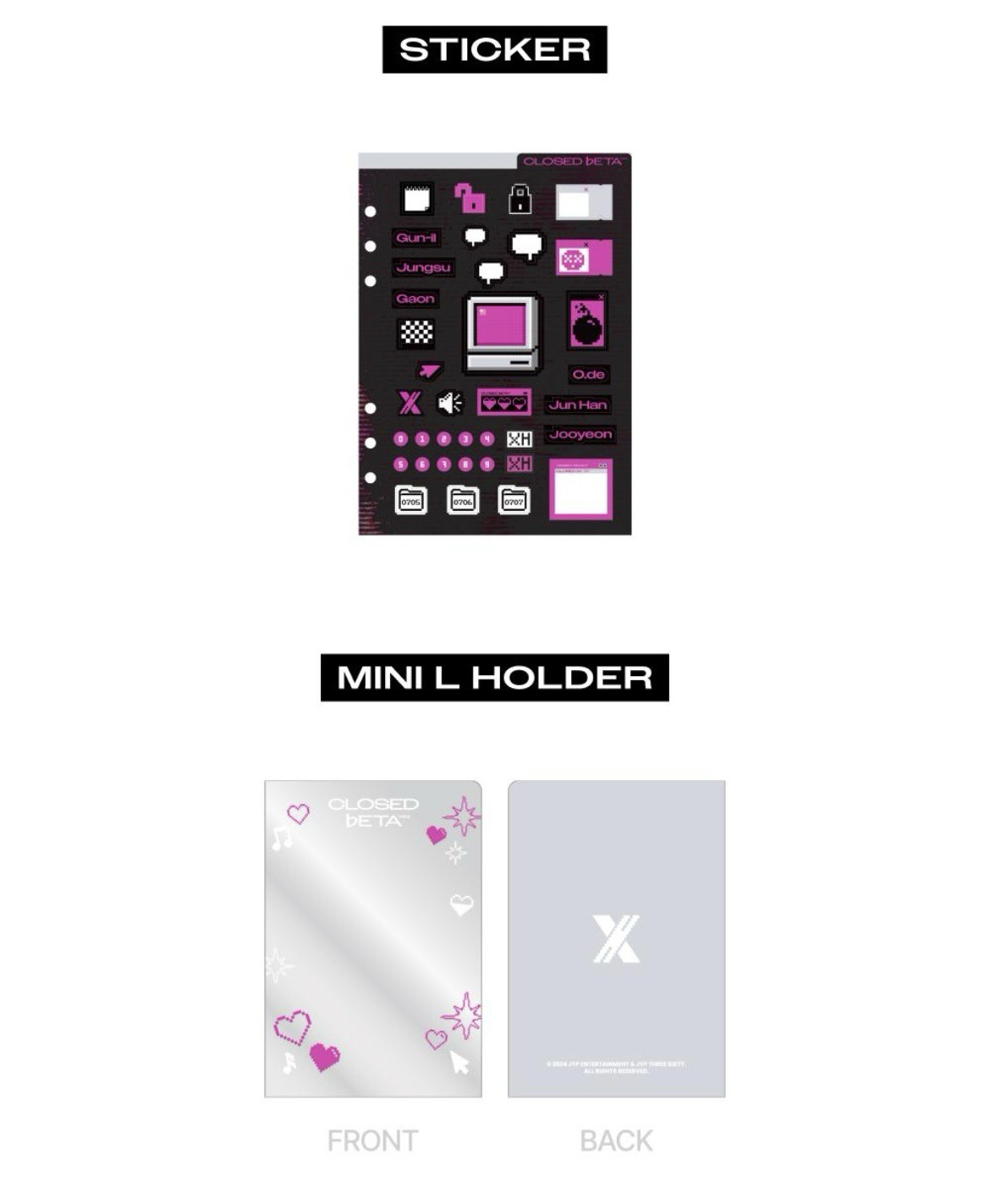 Xdinary Heroes CLOSED bETA v6.2 筆記本內頁組