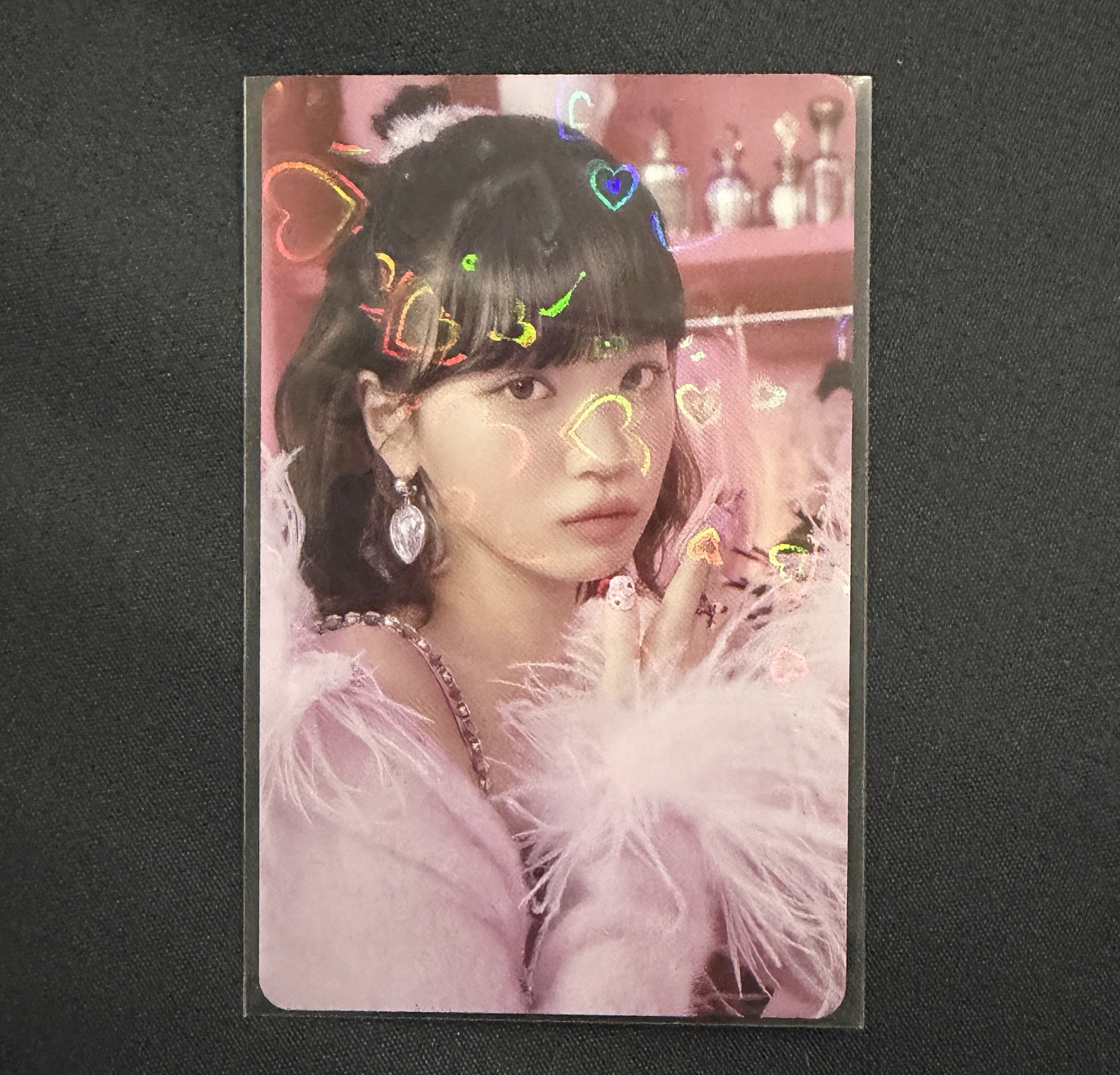 LE SSERAFIM 采源 FEARLESS JP 特典卡 愛心閃卡 隨機卡