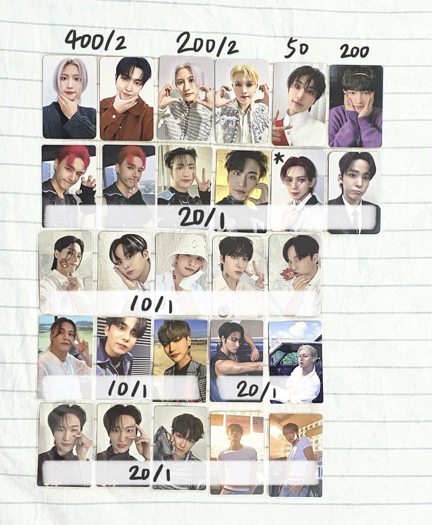 ATEEZ梯子小卡‎ ദ്ദി^ᴗ ̫ ᴗ^₎