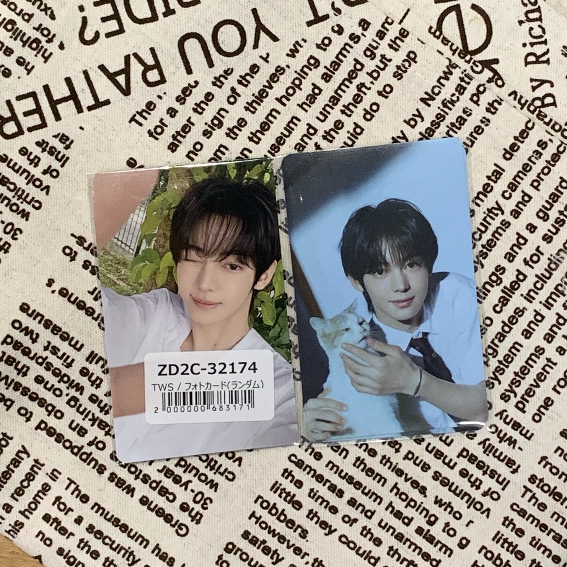 TWS 日專 環球 塔店線上 特典 韓振 한진