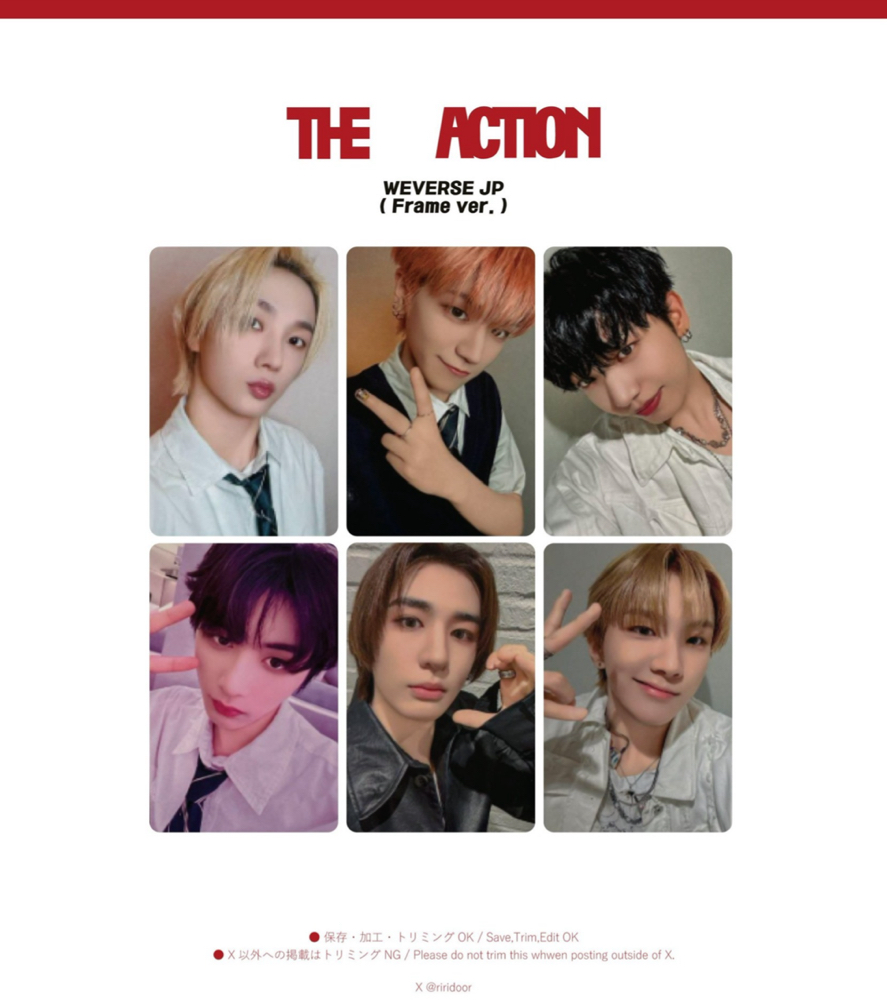 The Action 日咖 預售 特典卡 李涵