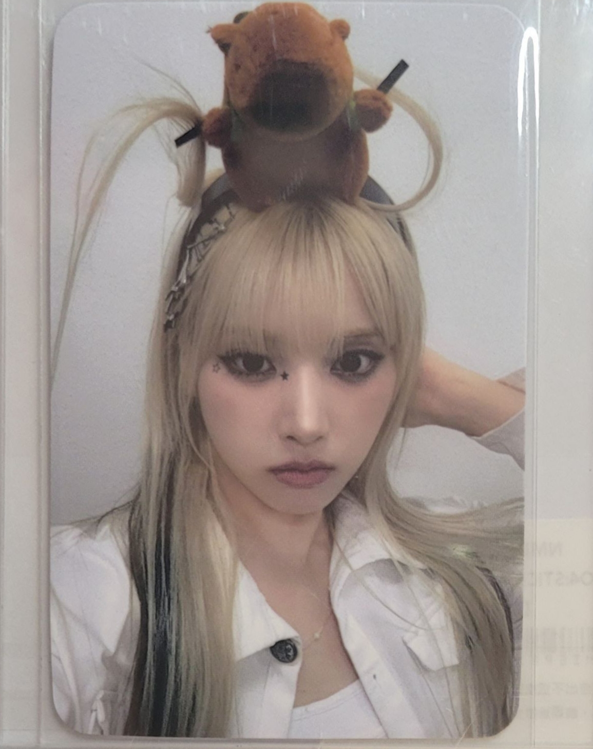 NMIXX Fe3O4:STICK OUT SW 簽售卡 JIWOO 頭上有什麼 料理鼠王