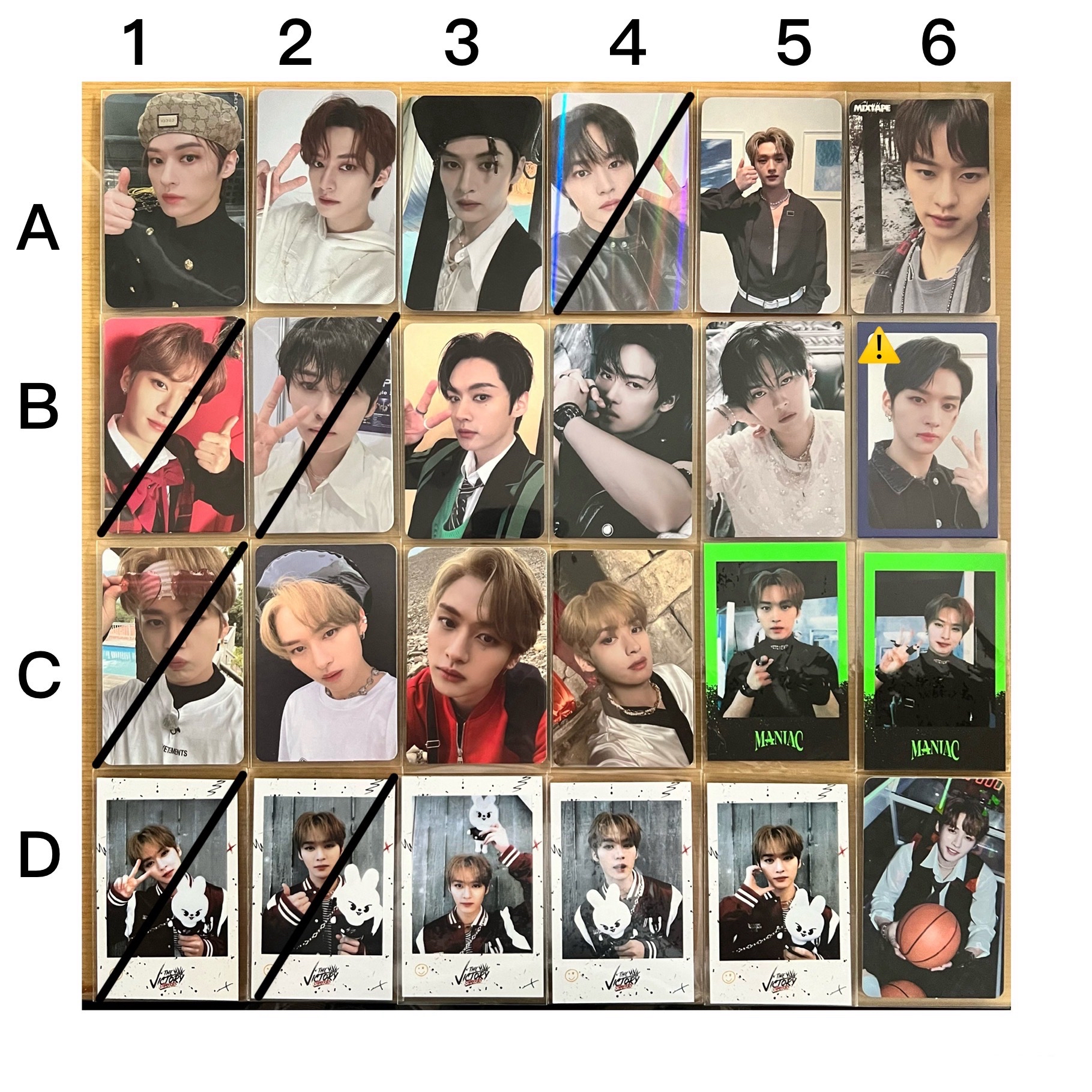 Stray Kids Lee Know 李旻浩小卡2/3