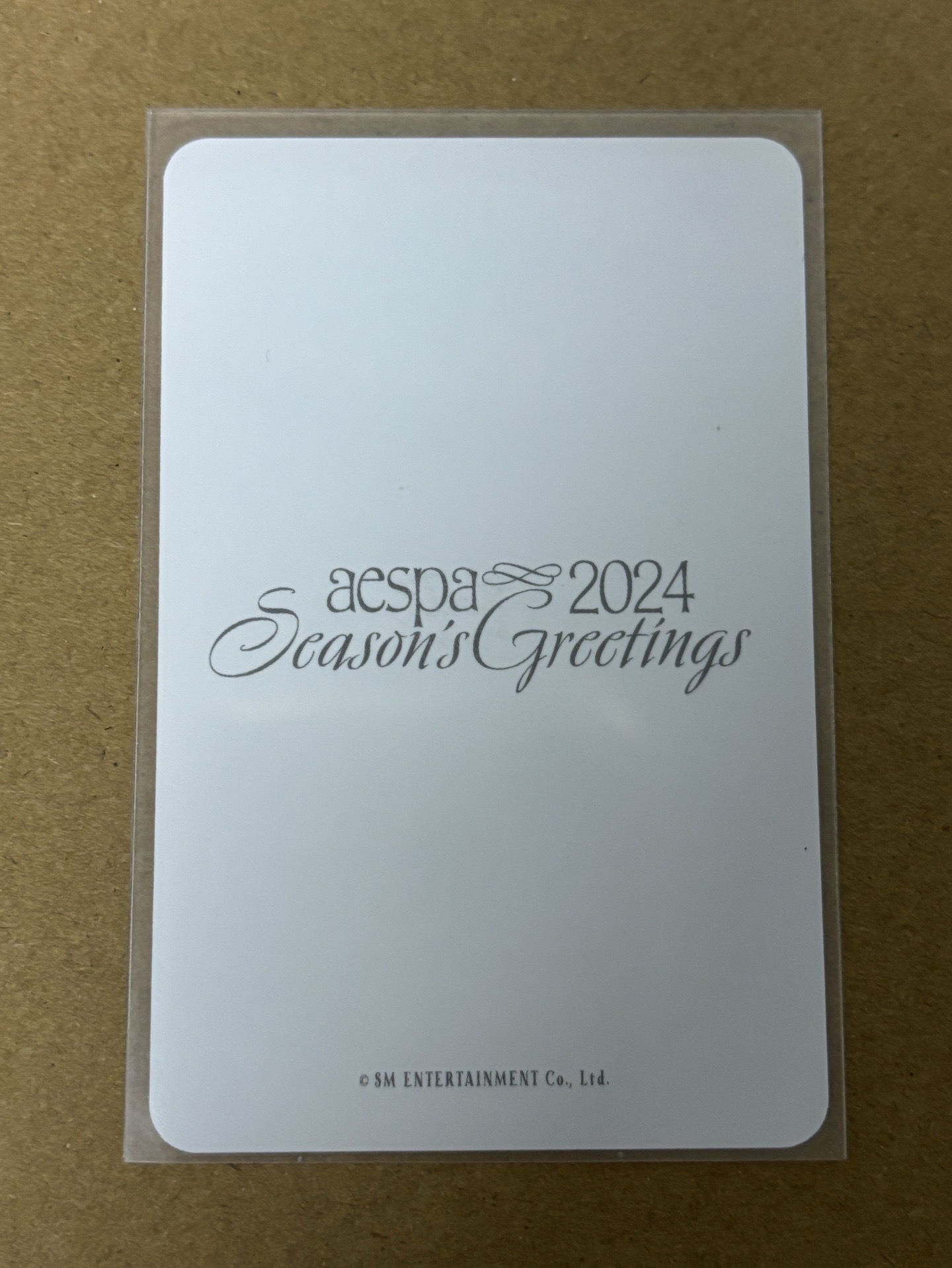 aespa NingNing 寧寧 2024年曆 年曆卡 20固配寧