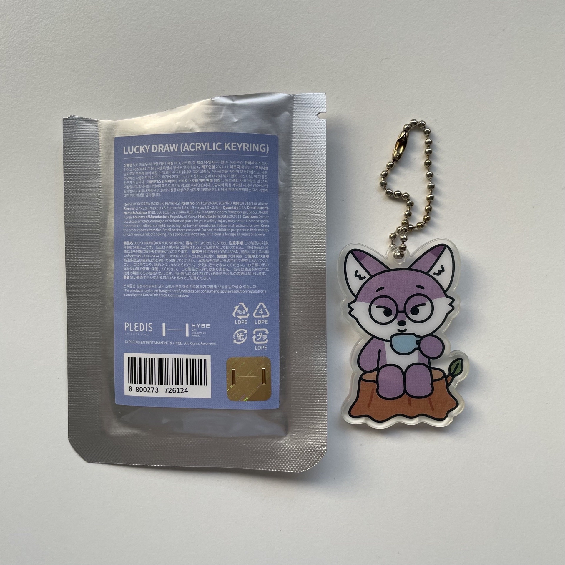 MINITEEN FOXDUNGEE壓克力吊飾 