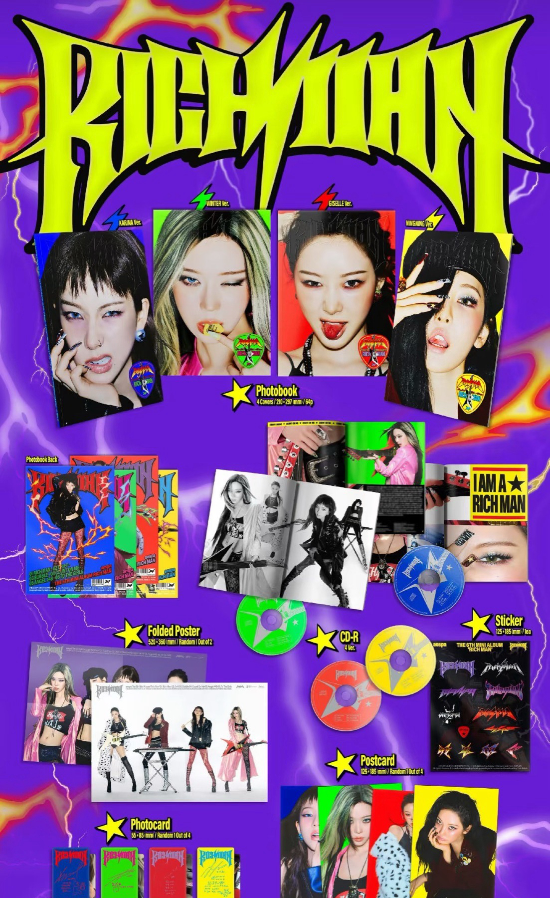 aespa Rich Man Energy ver. 專輯海報