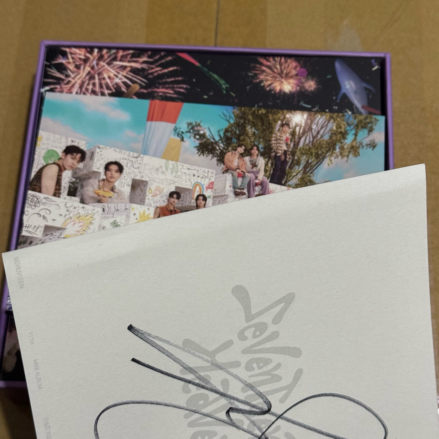 SEVENTEEN 迷十一 美國親簽專 the8 徐明浩 親簽