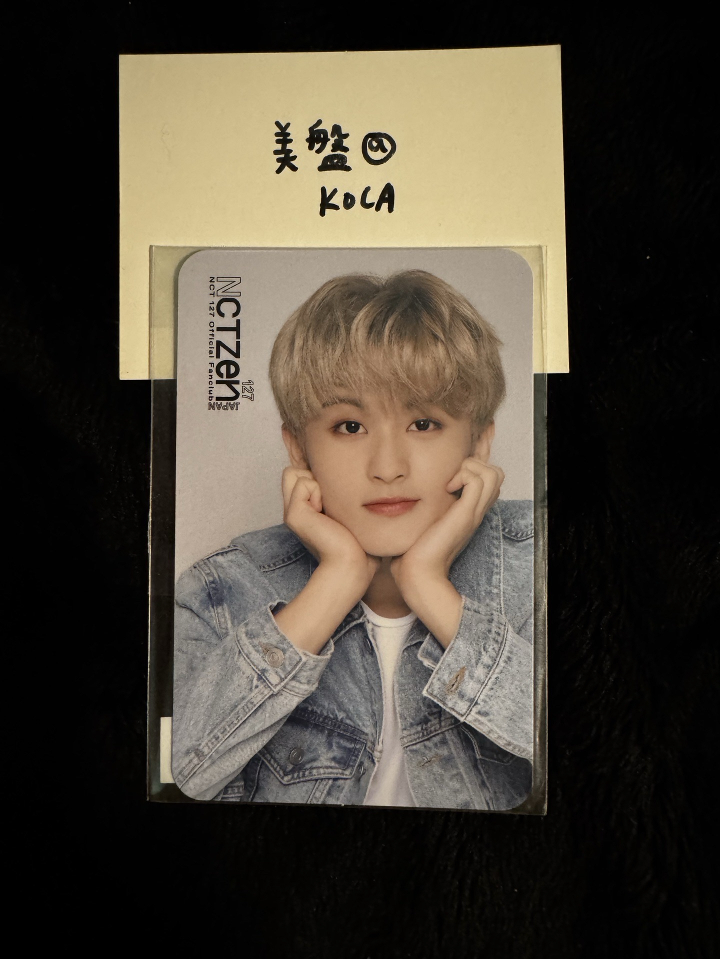 NCT 127 馬克 日本官方會員限定卡