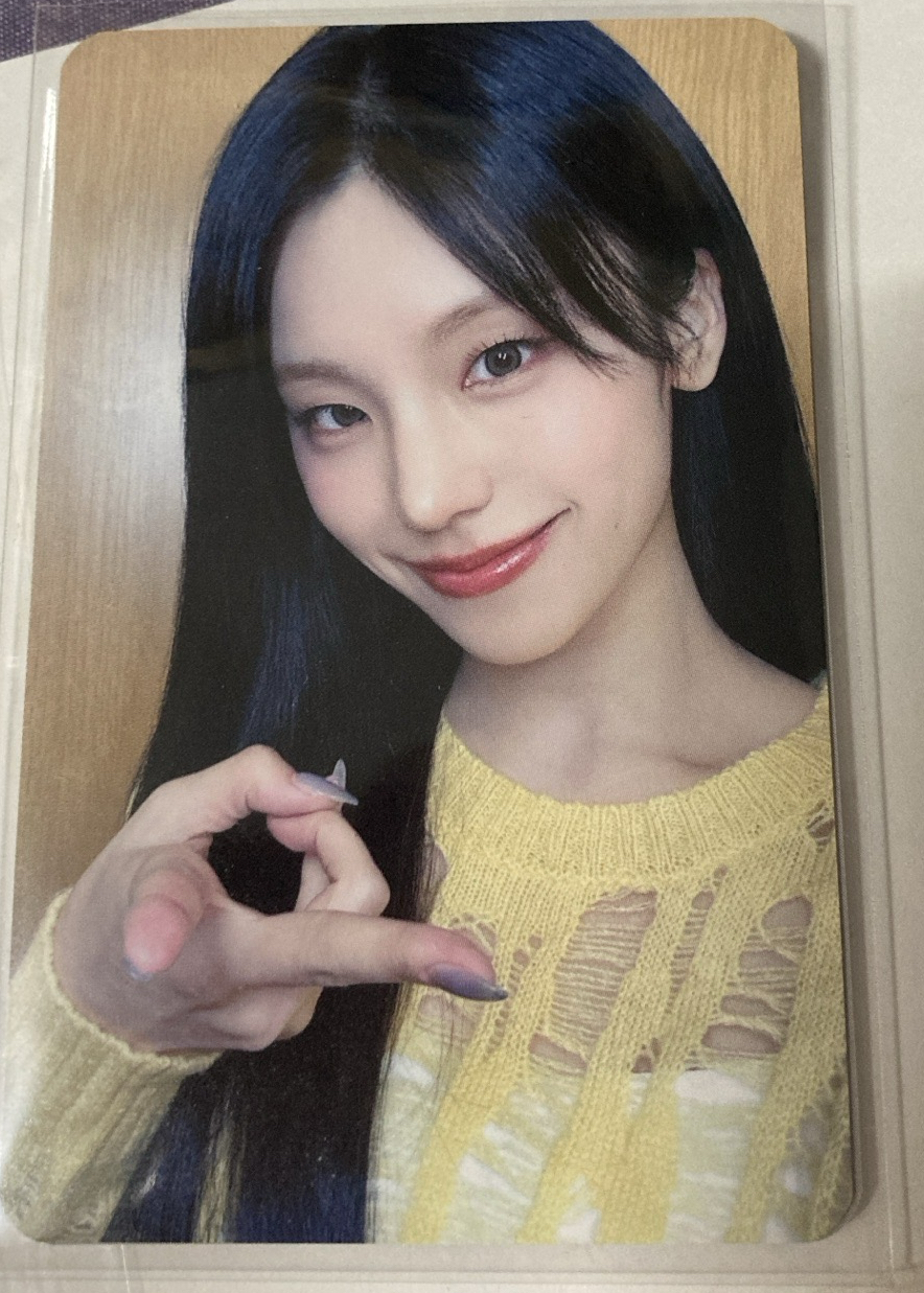 Yeji makestar 高雄簽售 中簽卡