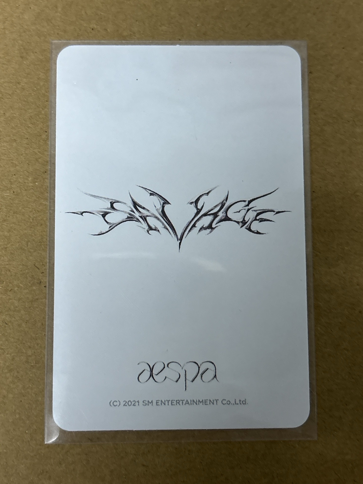 aespa Karina 柚子 Savage 周邊卡 快閃閃卡柚