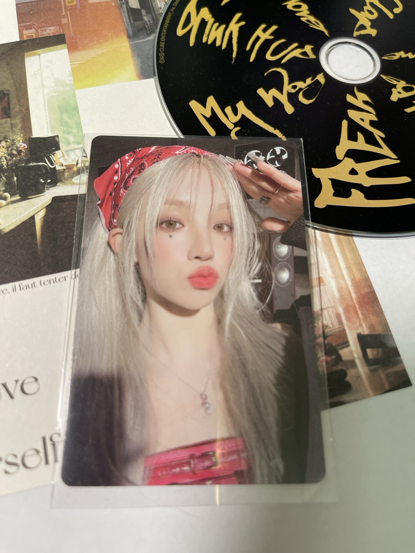 I-DLE雨琦solo專輯專卡、證件照