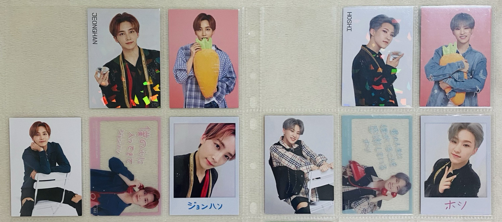 SEVENTEEN Japan ‘IDEAL CUT’ 淨漢+順榮 隨機卡