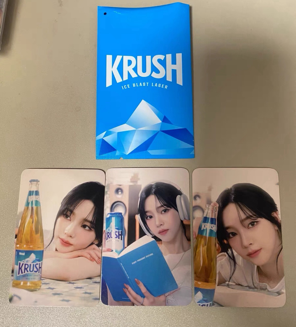 krush 1.0 代言卡三張一套 未拆