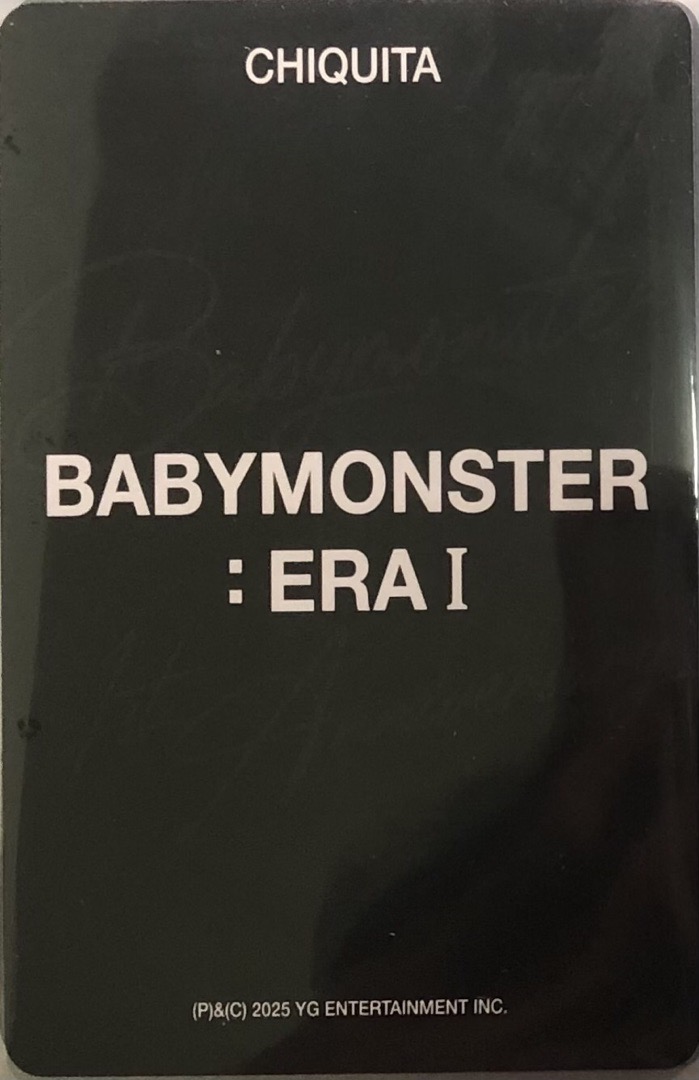 一週年寫真卡含明信片 CHIQUITA