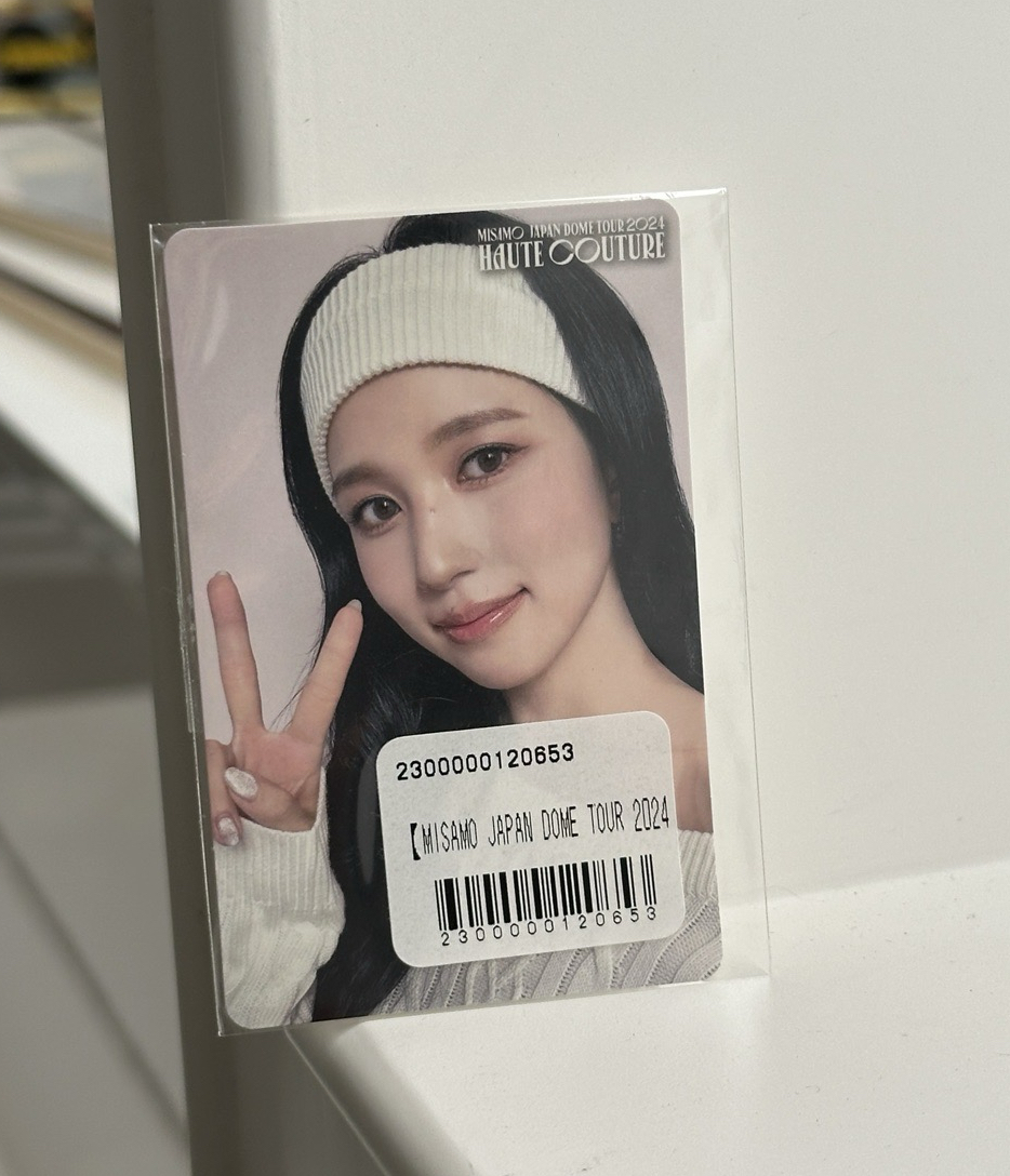 MISAMO Japan Dome Tour 2024一番賞貼紙 髮帶MINA