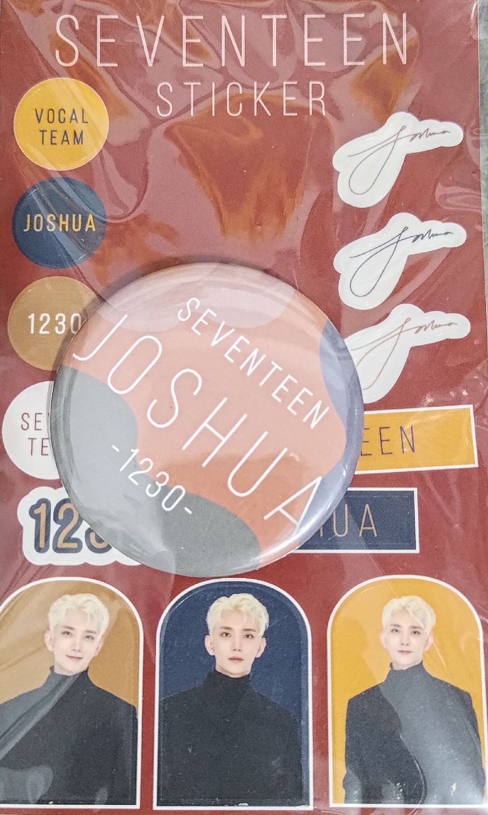 C賞 知秀 徽章貼紙組