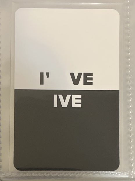 I've IVE 專輯卡 I’ve ver2 V版秋天