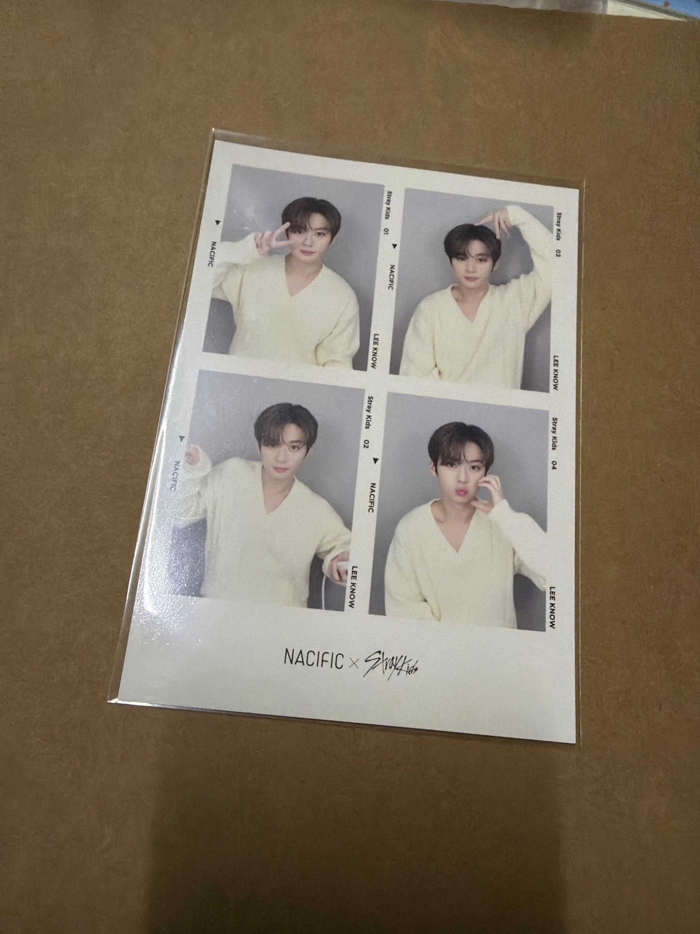Leeknow 旻浩 NACIFIC 16.0 人生四格卡 