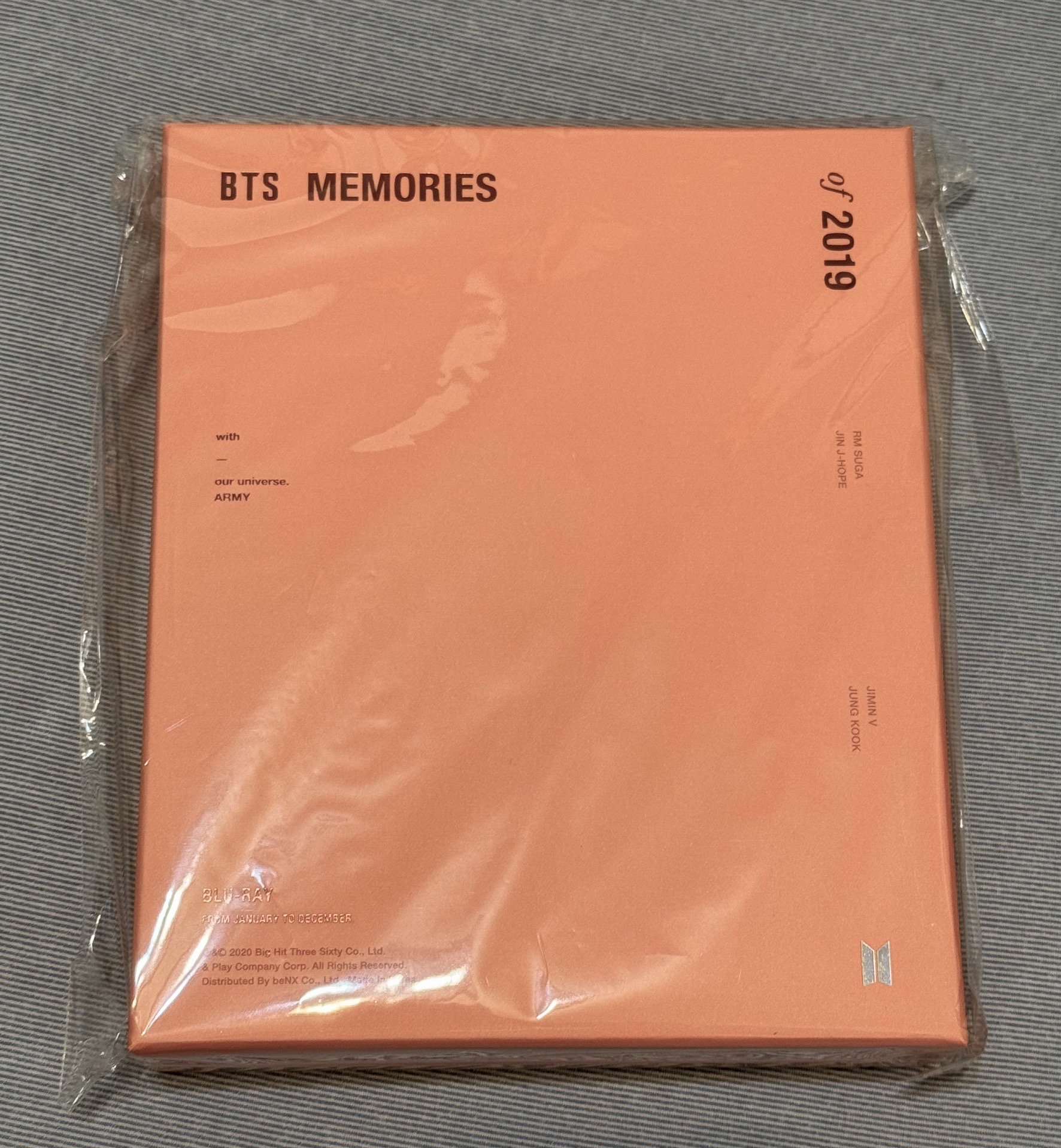 BTS Memories of 2019 回憶錄 藍光（無小卡）