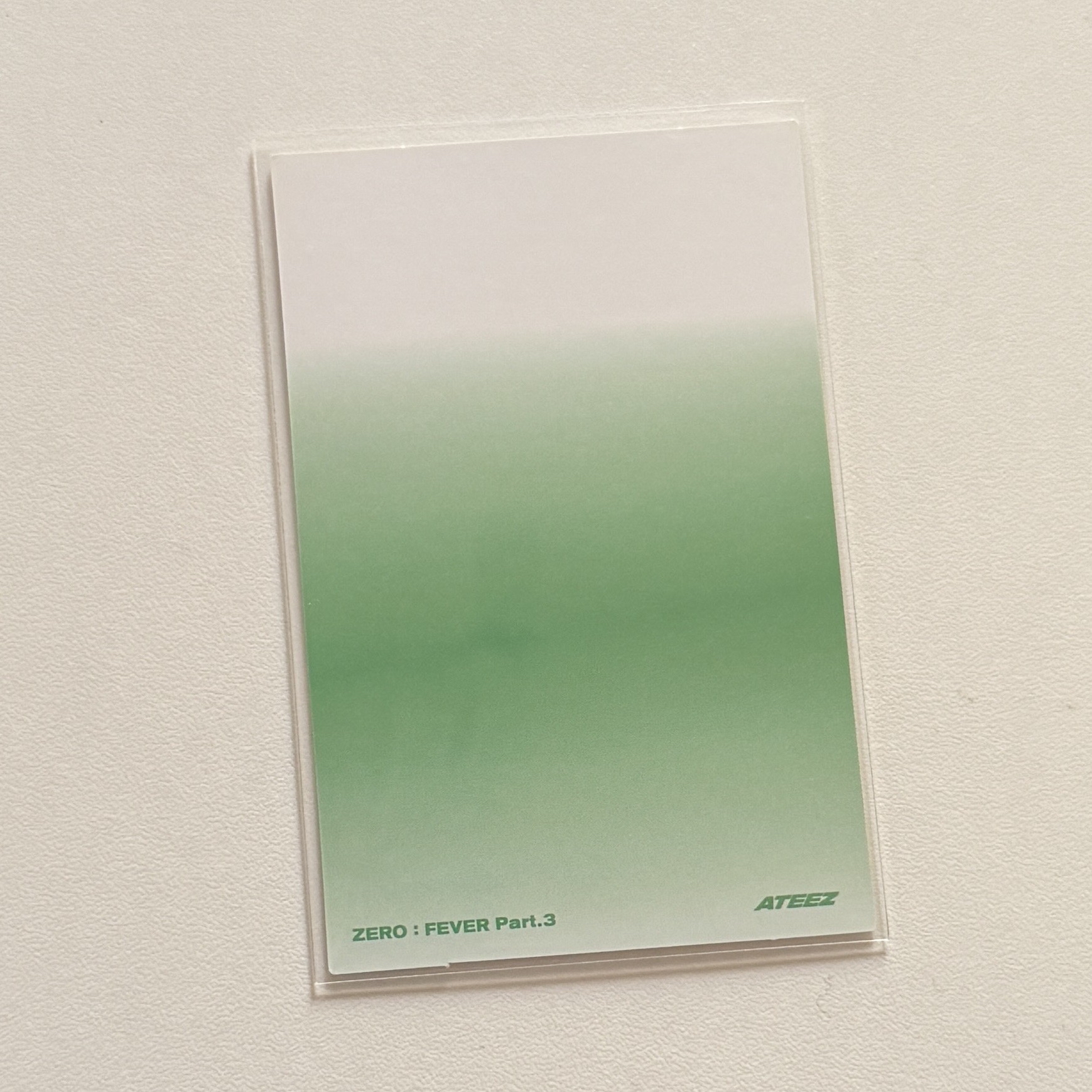 ZERO : FEVER Part.3 專輯卡 A ver. 2 傘