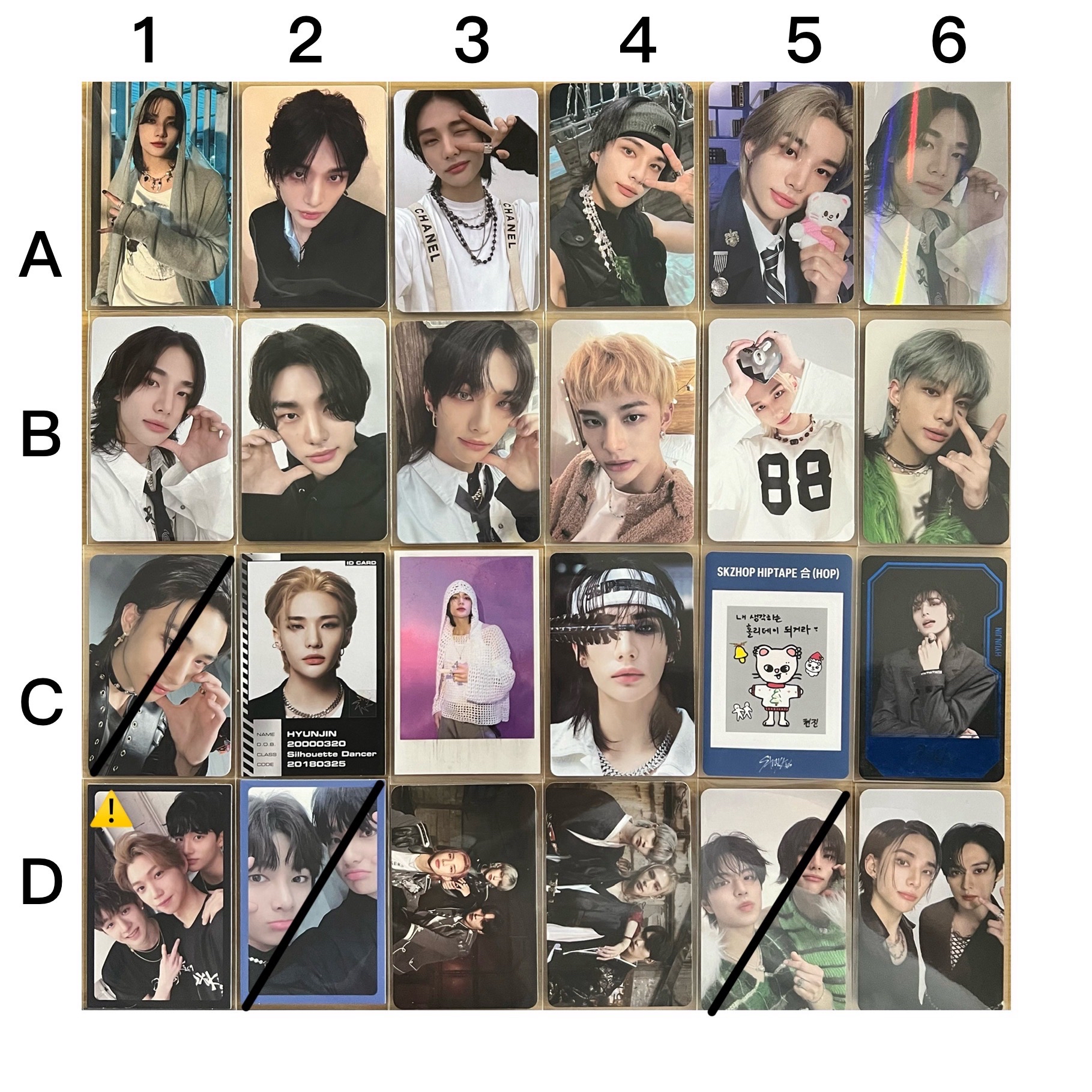Stray Kids Hyunjin 黃鉉辰小卡