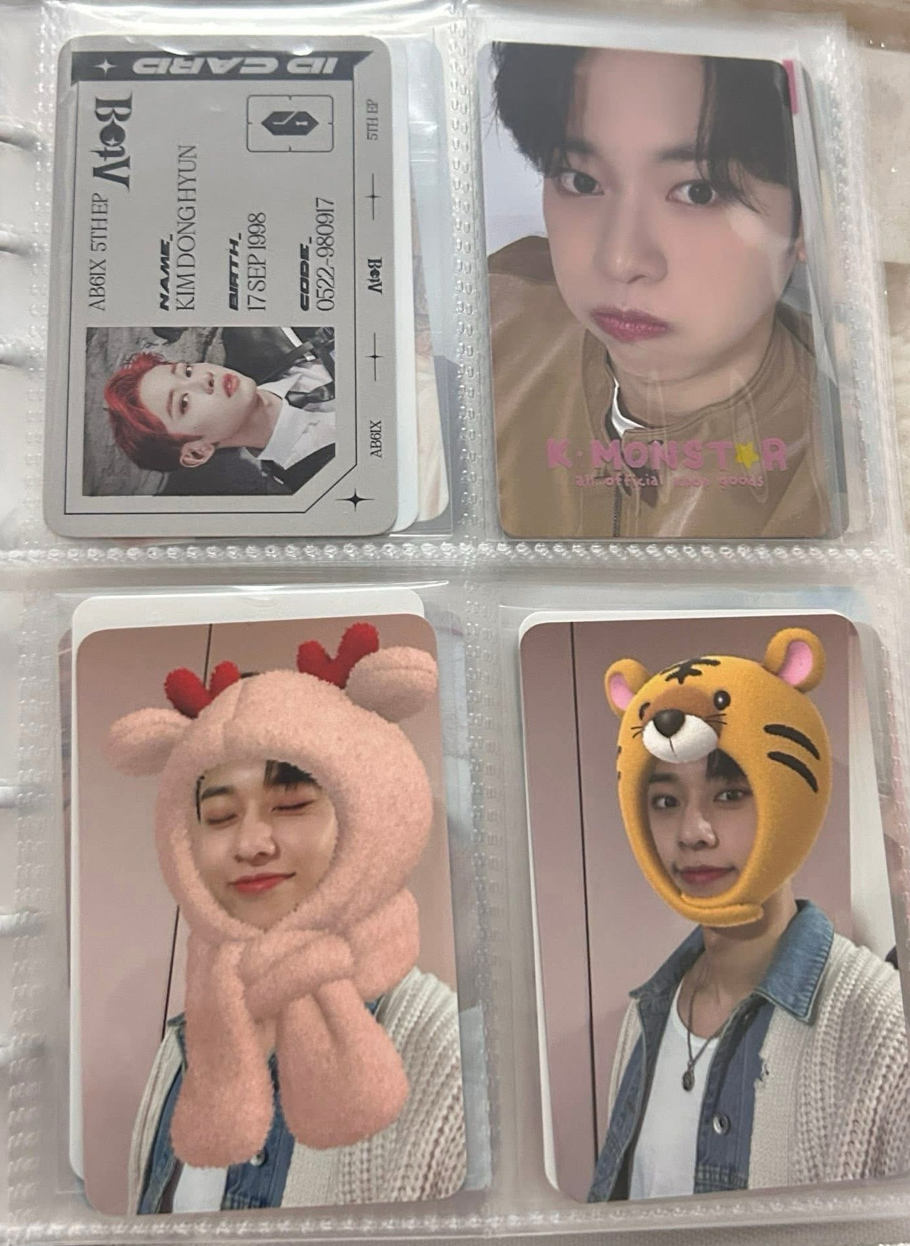 AB6IX金東賢專卡、特典卡