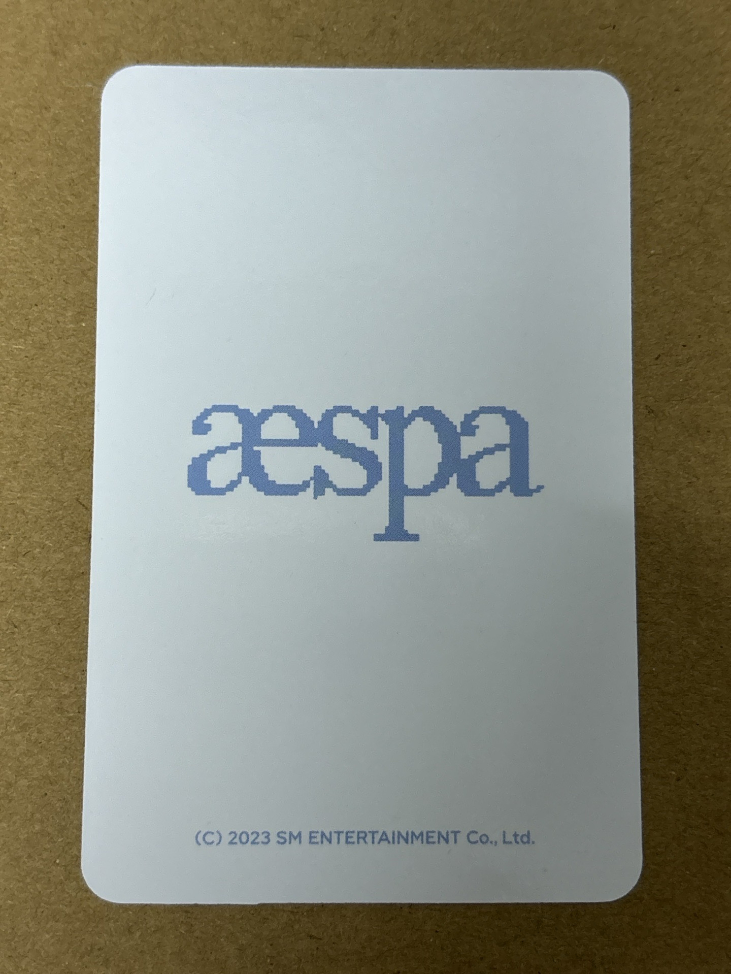 aespa Karina 柚子 ctmi 隨機卡 藍版柚