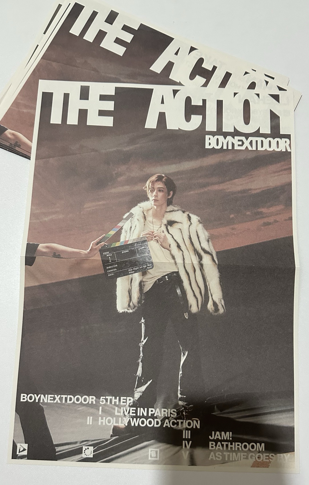 THE ACTION 大海報 成淏 SUNGHO 李涵 LEEHAN 雲鶴 WOONHAK