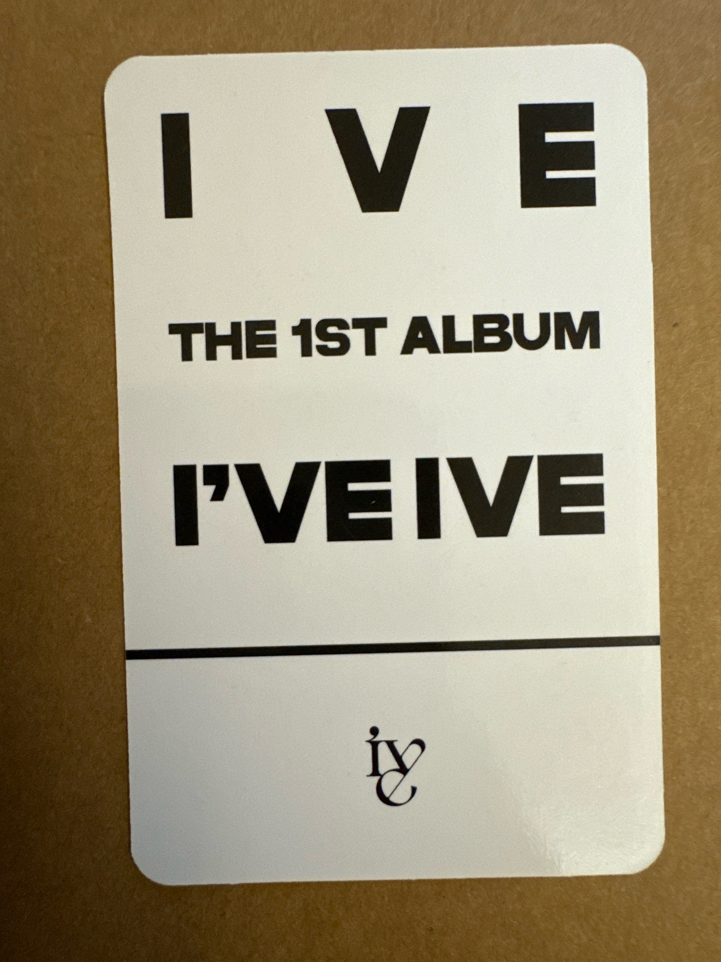 I've IVE sw 2.0 幸運卡 