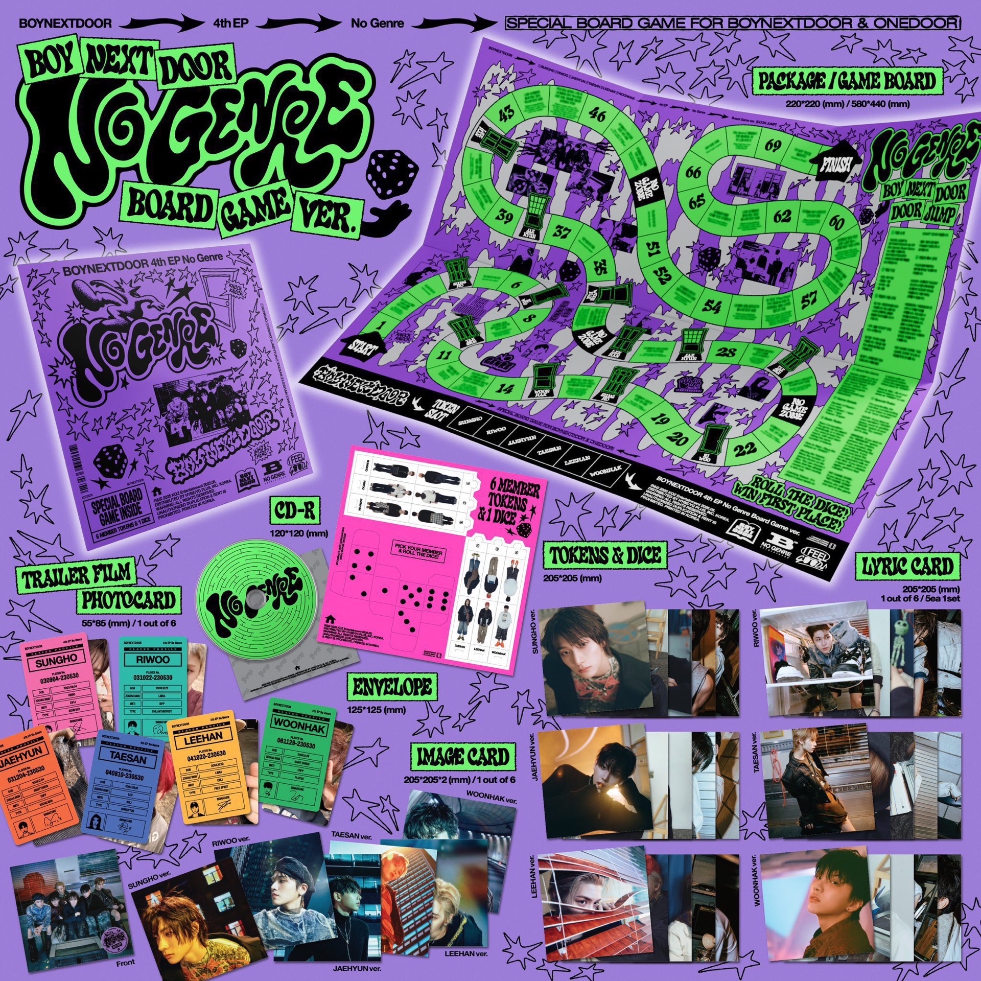 Boardgame ver. 專輯配置