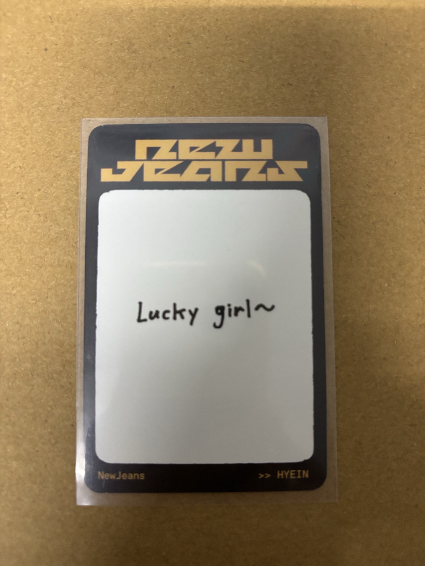 New jeans Hyein How Sweet 專輯卡 How sweet電子專c.ver