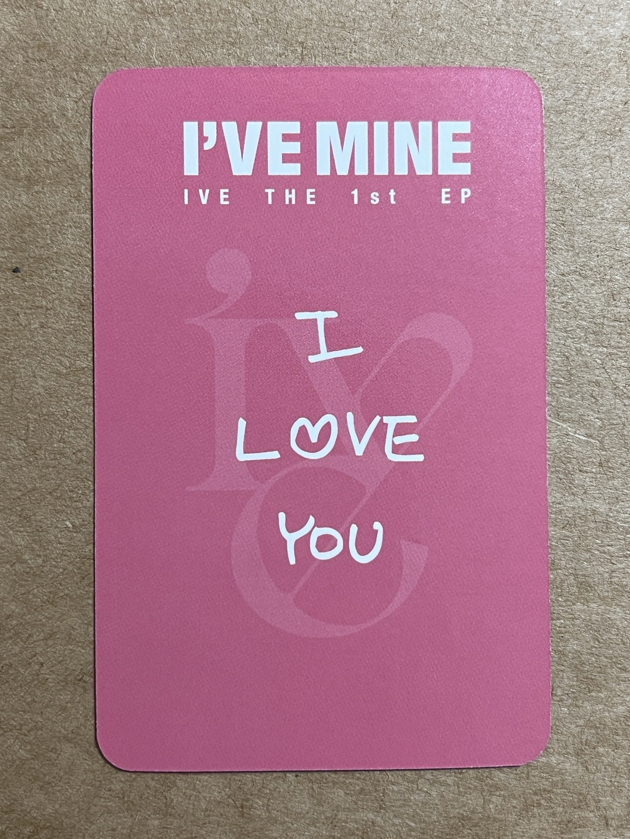 I’VE MINE sw12.0 AnYujin 特典卡