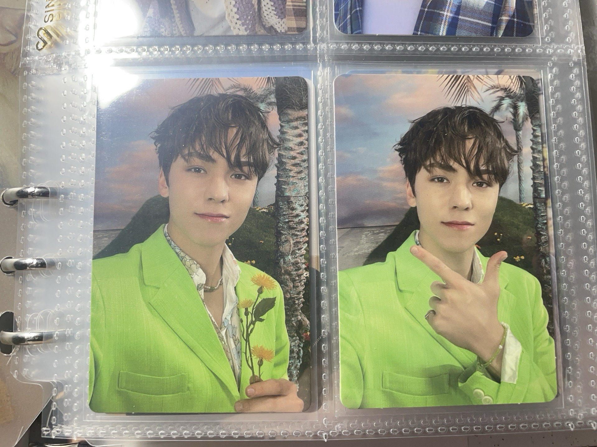 綠西裝率兩張不拆