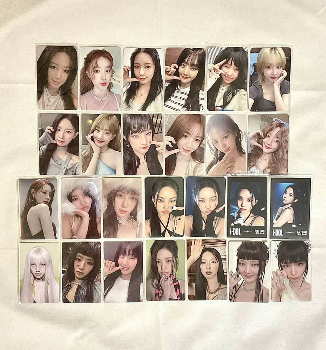 idle小卡 年曆 藍光 場週 蔓越莓刷 雪帽