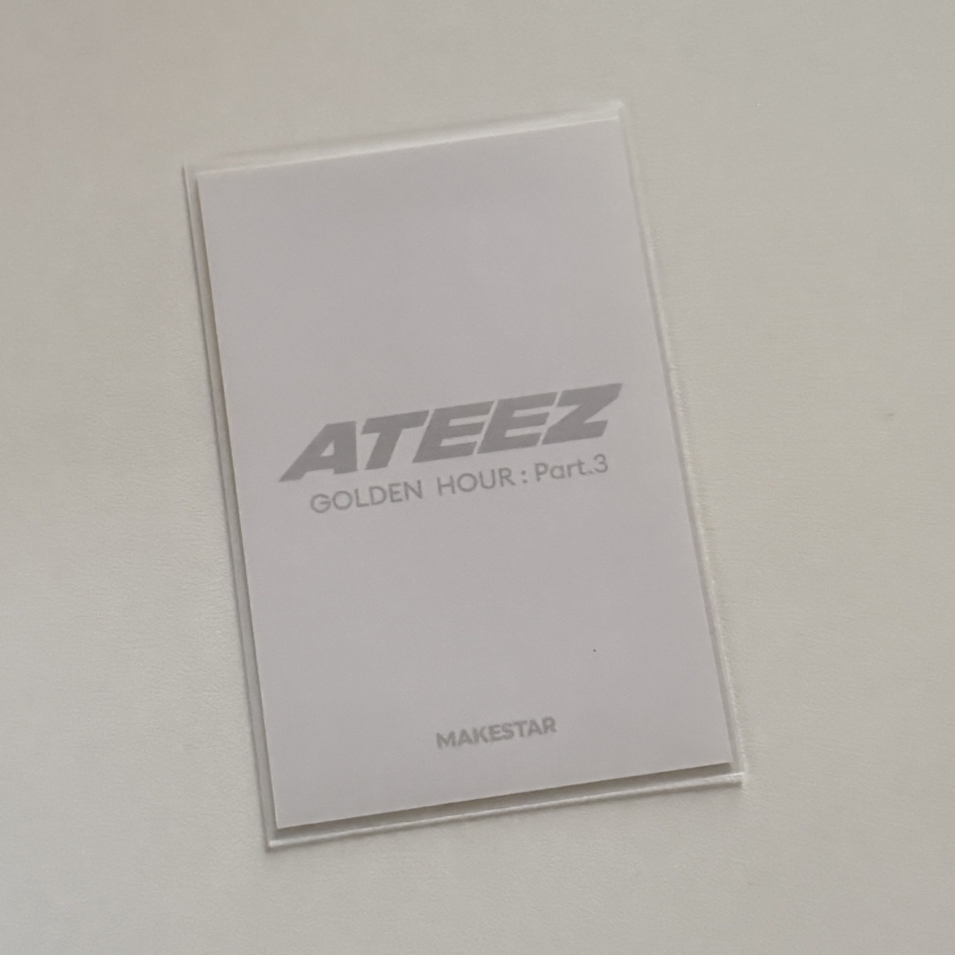 golden hour part3 MS 特典 偽拍立得 尚