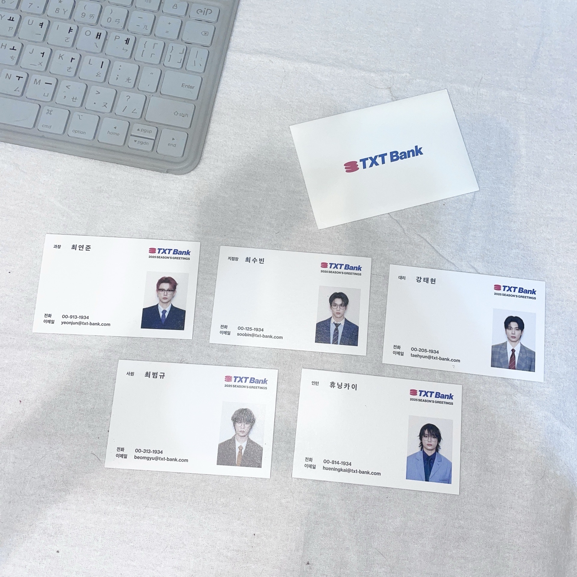 25年曆 周邊卡 𝙉𝘼𝙈𝙀卡 一套 