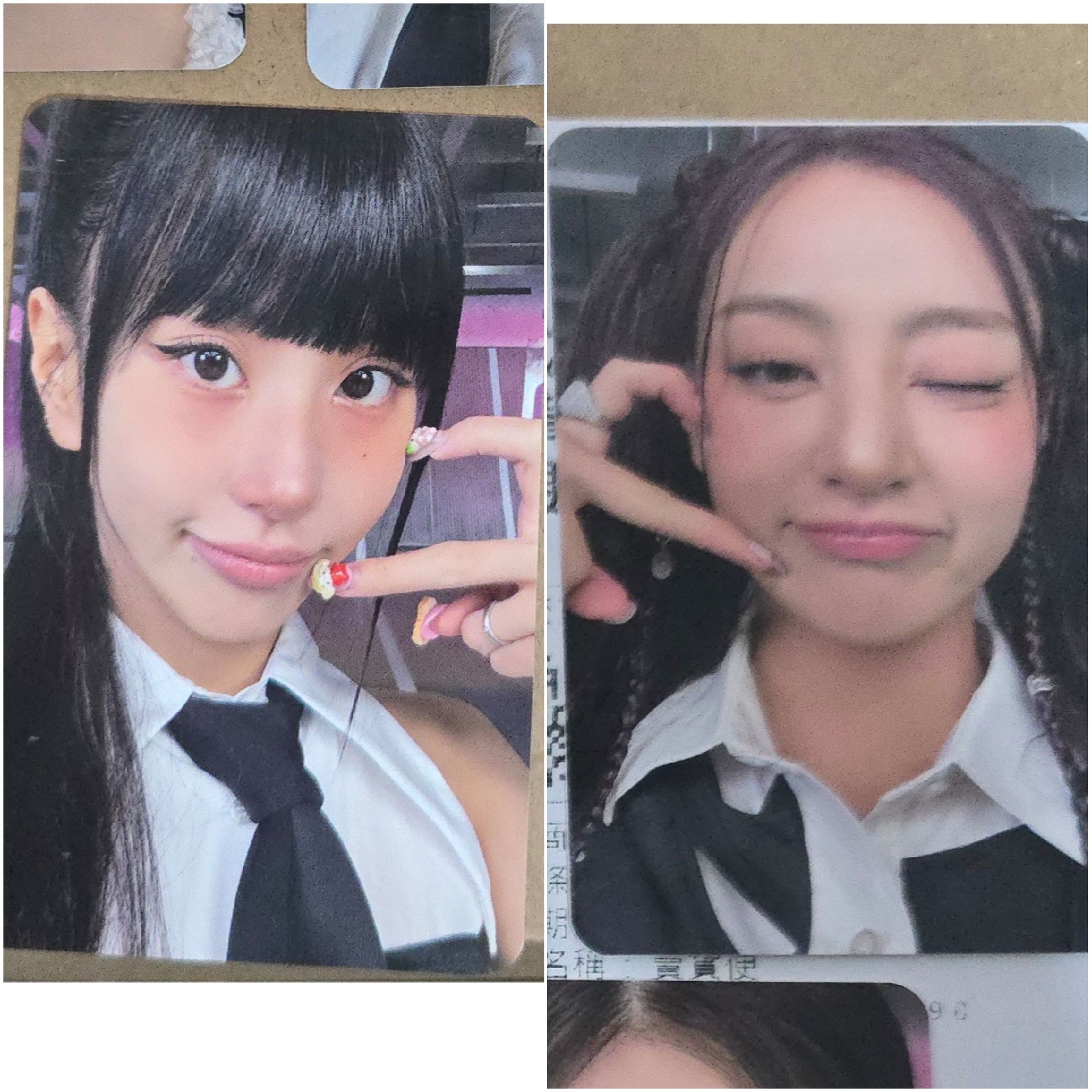 TWICE快閃店鐵盒小卡