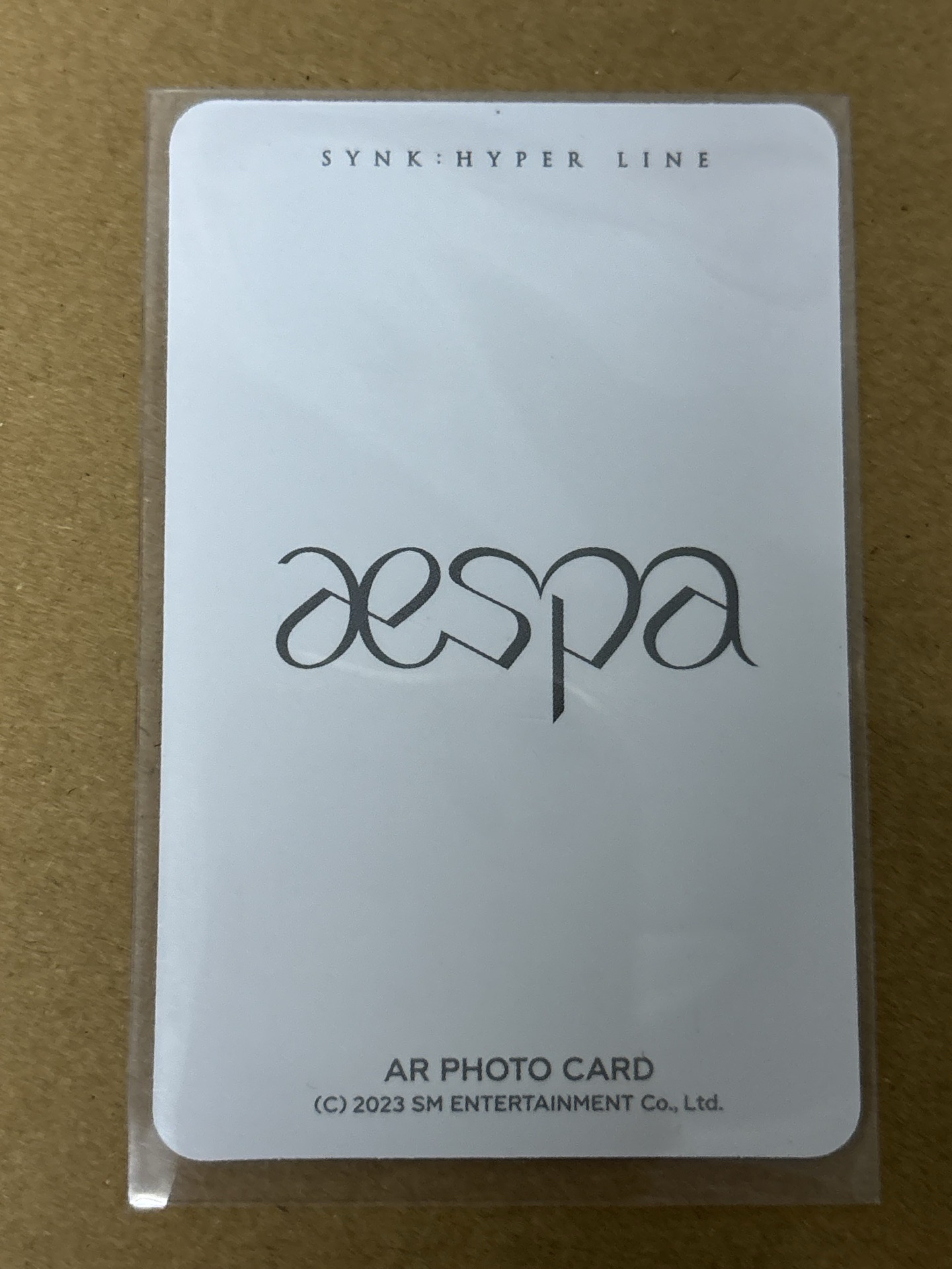 aespa Karina 柚子 一巡 周邊卡 ar柚