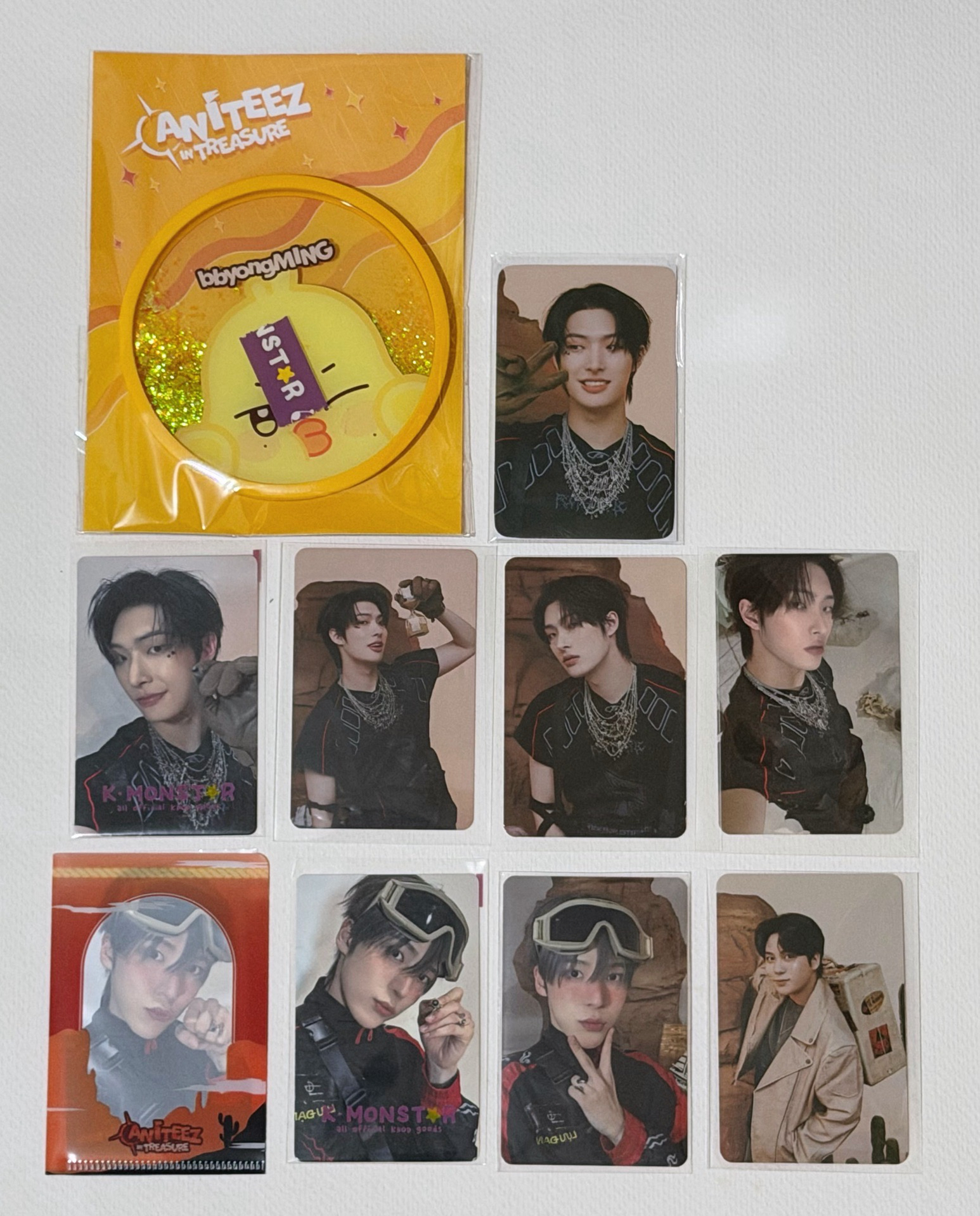 [ 🐿️弘中 🐥旼琦 ] 流沙杯墊 / GH3 POCA RED版 #ANITEEZ #台北快閃店限定