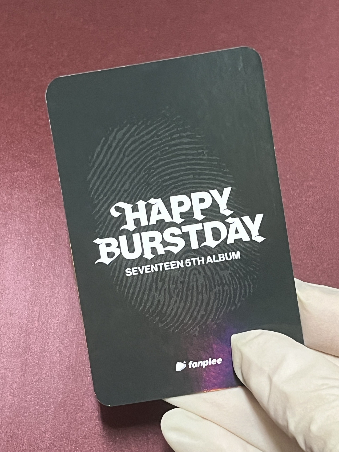 The8 正5 Fanplee 特典卡 seventeen