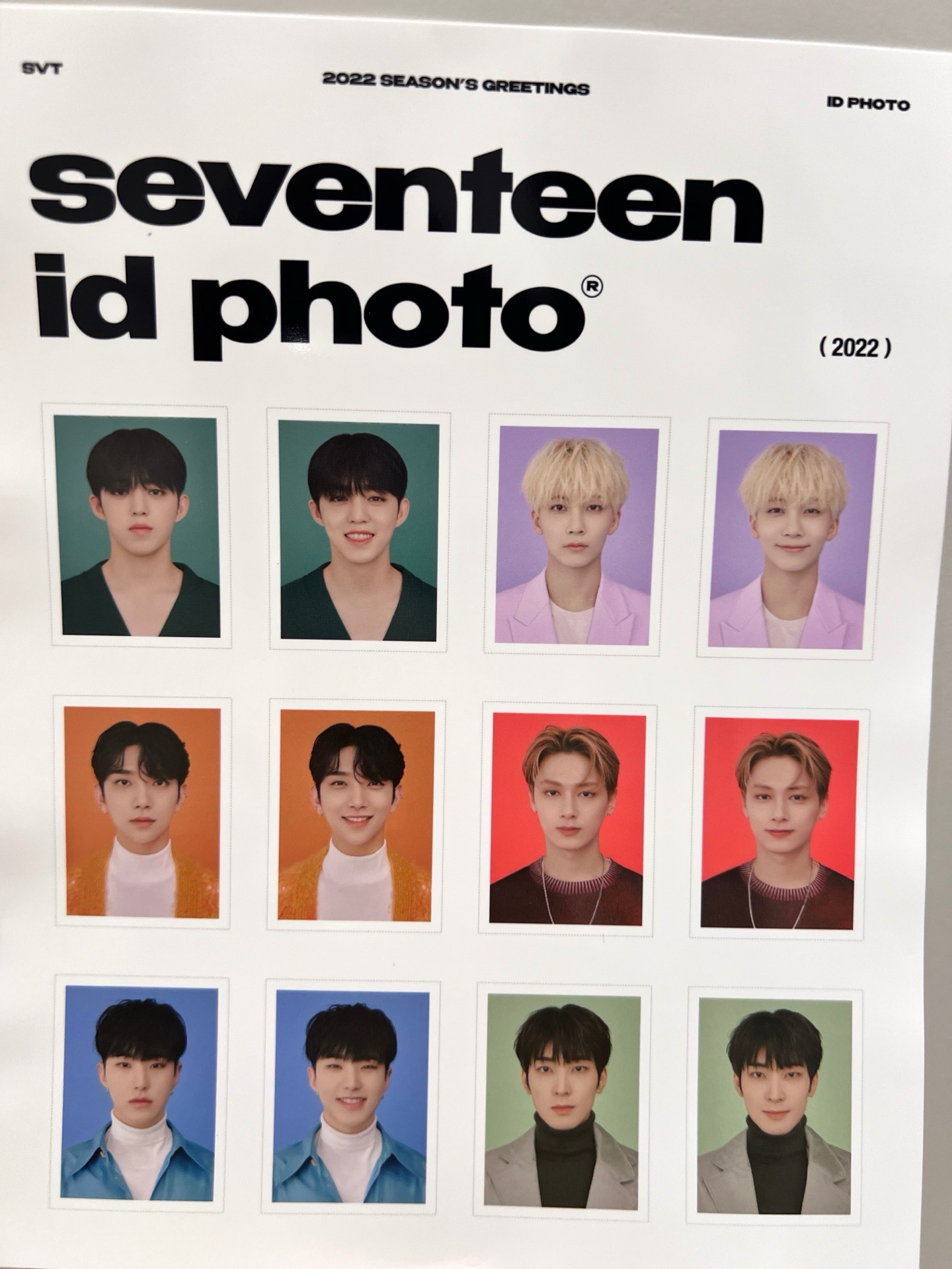 💙碩 22年曆小卡、拍立得、證件照&寛率碩秀俊證件照