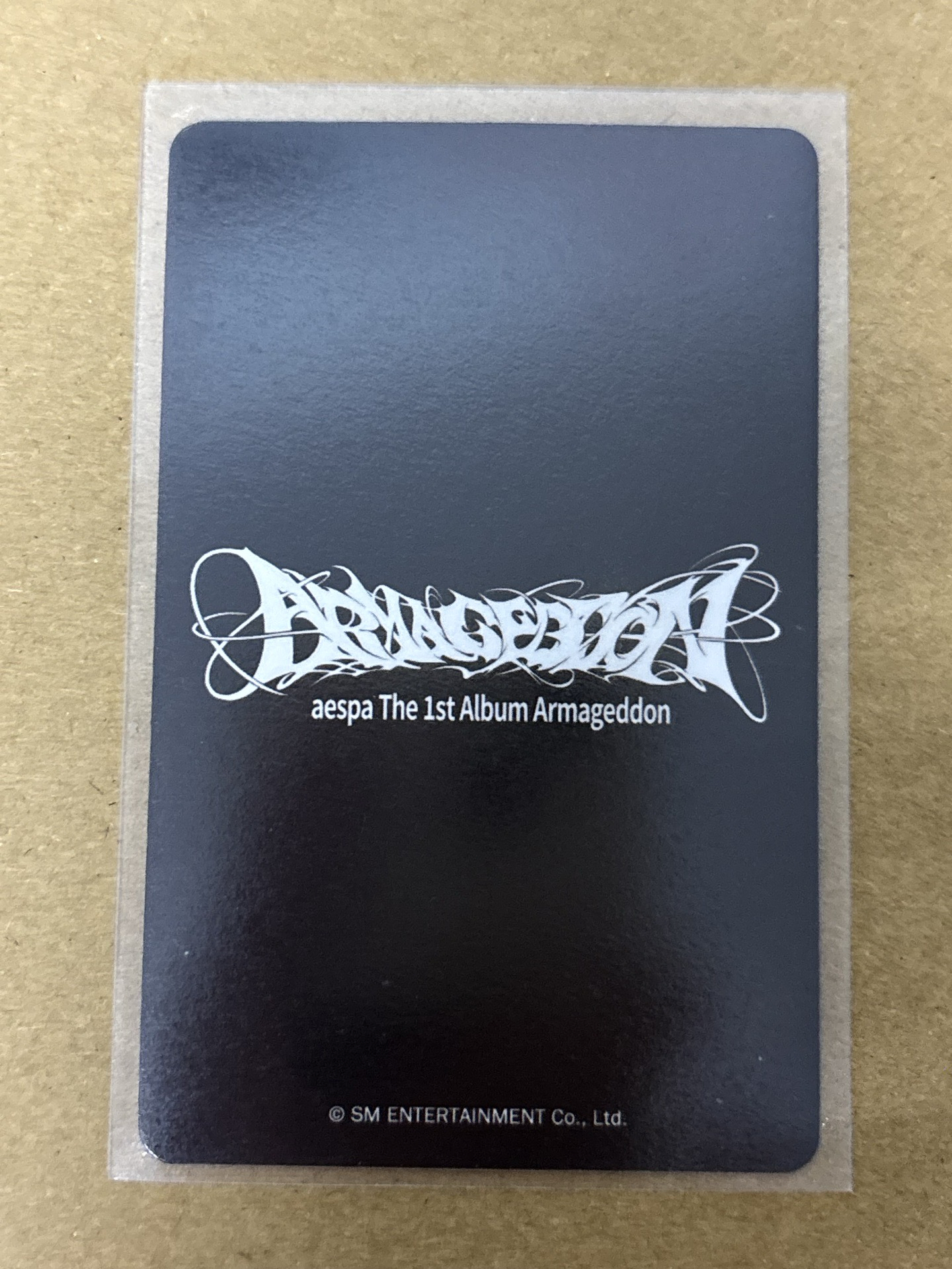 aespa Karina 柚子 正規一 kms 簽售卡 上海簽售柚