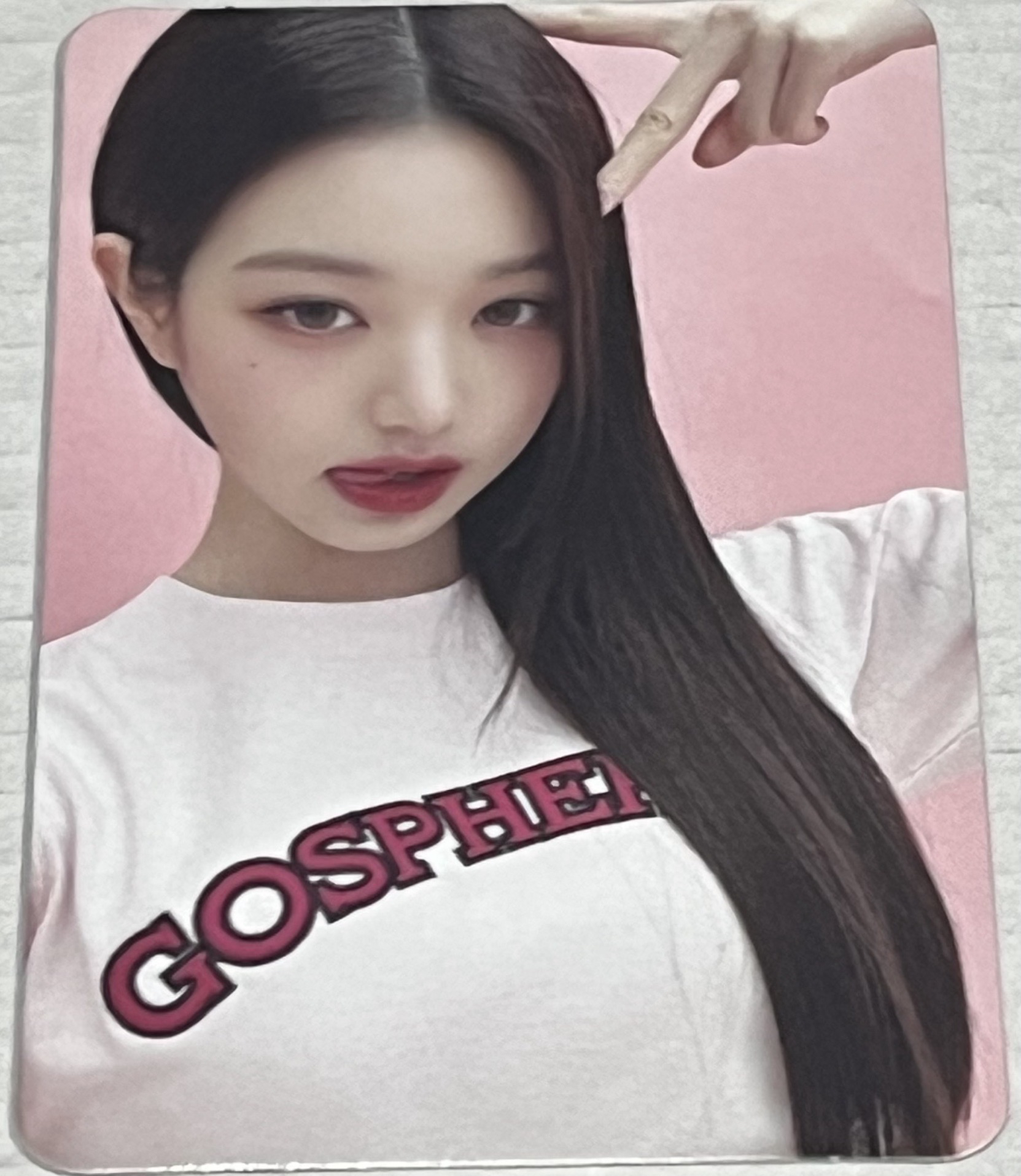 代言卡 高爾夫吐舌小卡