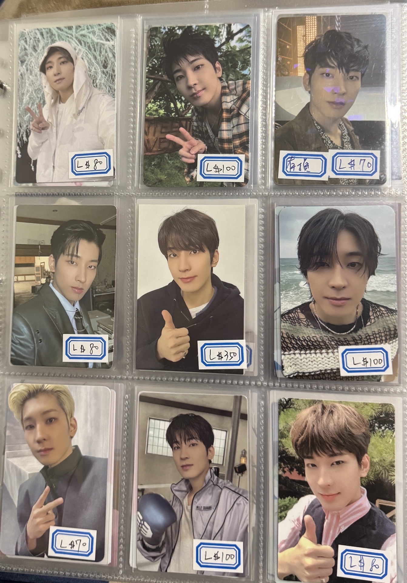 全圓佑、文俊輝小卡